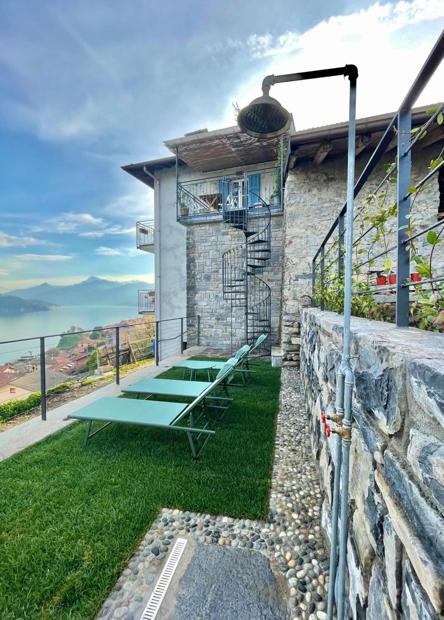 Il Noce Lake View Apartment Lezzeno Exteriér fotografie